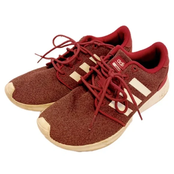 Adidas Cloudfoam Pure running shoes in burgundy low top athletic shoes Sz 7
